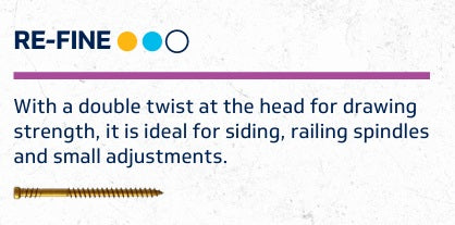 RE-Fine Screw 9 x 3-1/8"