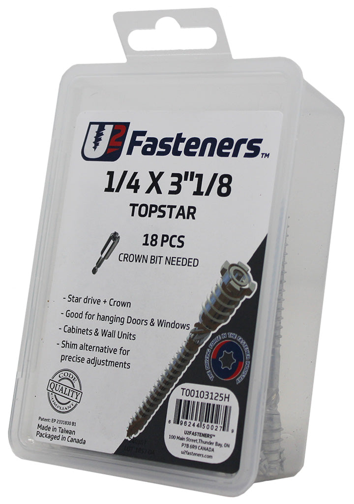 TopStar Screw 1/4-3/8 x 3-1/8"