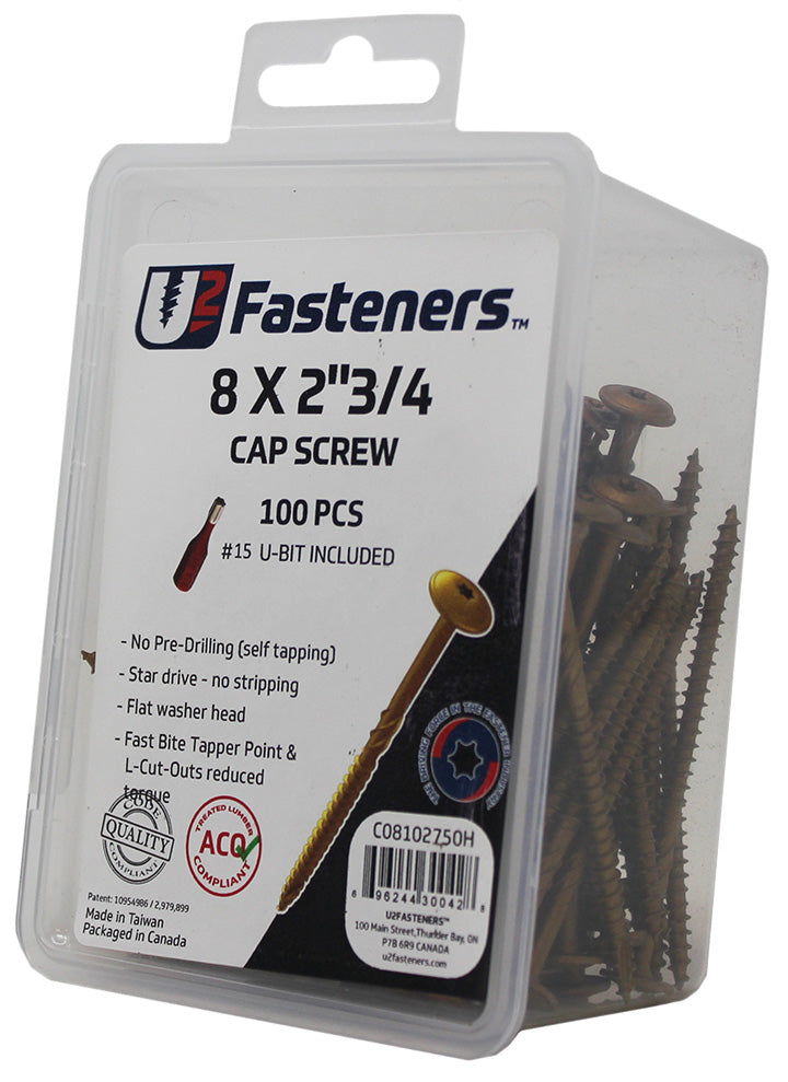 Cap Screw 8 x 2-3/4"