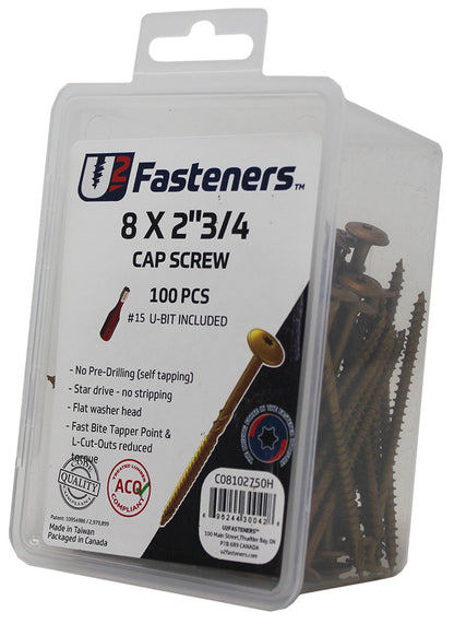 Cap Screw 8 x 2-3/4"