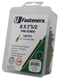 Fine Screw 8 x 1-1/2"