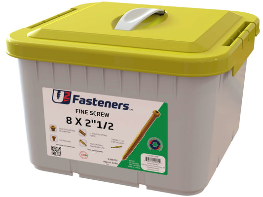 Fine Screw 8 x 2-1/2