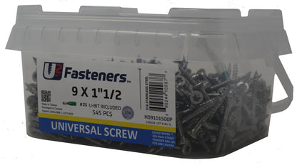 Universal 316 Stainless 9 x 1-1/2"