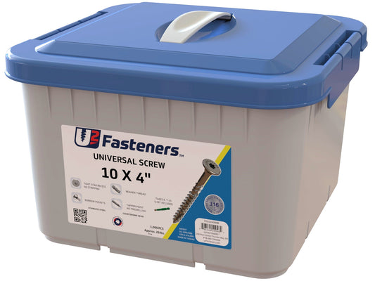 Universal 316 Stainless 10 x 4"