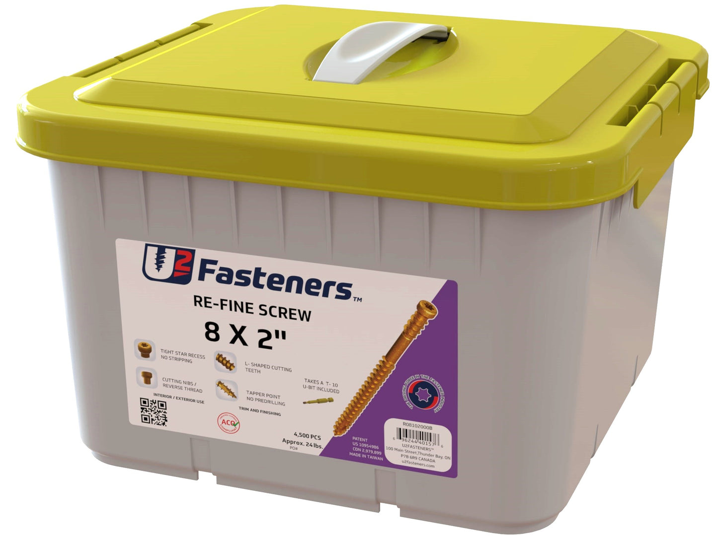 RE-Fine Screw 8 x 2"