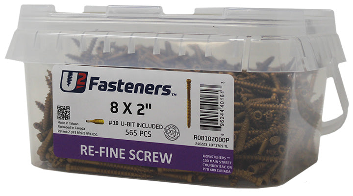 RE-Fine Screw 8 x 2"