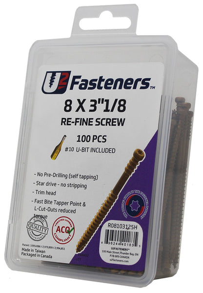 RE-Fine Screw 8 x 3-1/8"