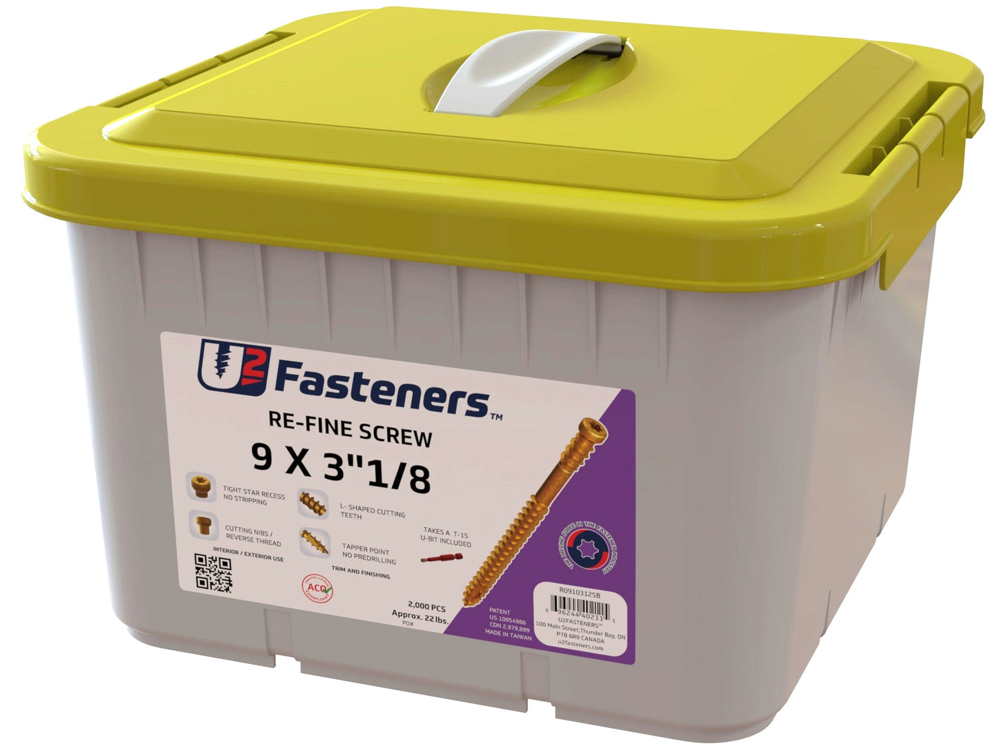 RE-Fine Screw 9 x 3-1/8"