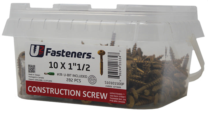 Construction Screw 10 x 1-1/2"