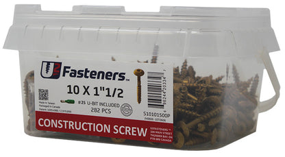 Construction Screw 10 x 1-1/2"