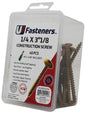 Construction Screw 1/4 x 3-1/8