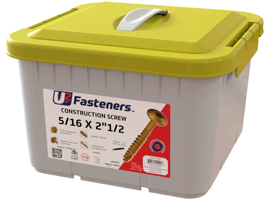 Construction Screw 5/16 x 2-1/2