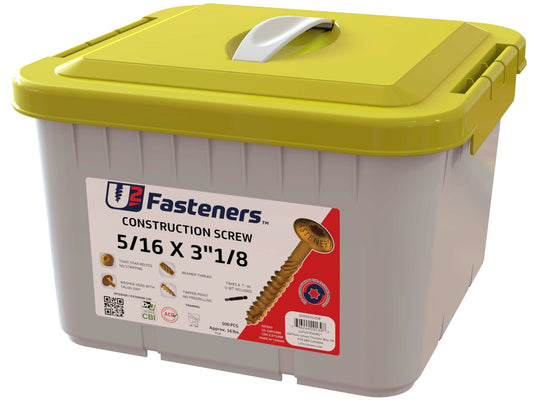 Construction Screw 5/16 x 3-1/8