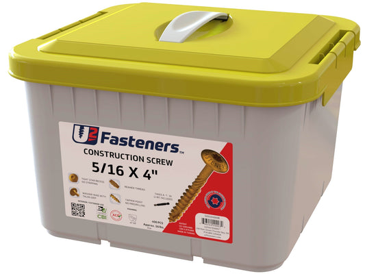 Construction Screw 5/16 x 4"