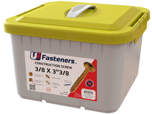 Construction Screw 3/8 x 3-3/8"