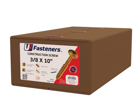 Construction Screw 3/8 x 10"