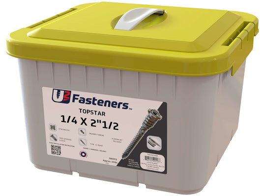 TopStar Screw 1/4-3/8 x 2-1/2"