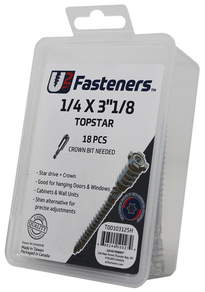 TopStar Screw 1/4-3/8 x 3-1/8"