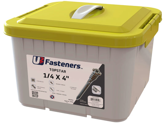 TopStar Screw 1/4-3/8 x 4"