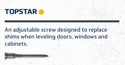 TopStar Screw 1/4-3/8 x 4"