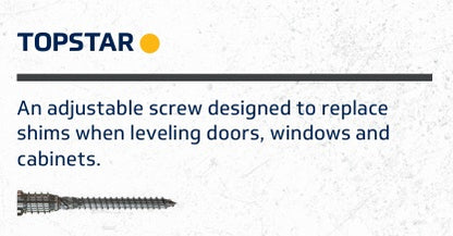 TopStar Screw 1/4-3/8 x 4"