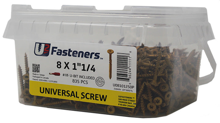 Universal 8 x 1-1/4"