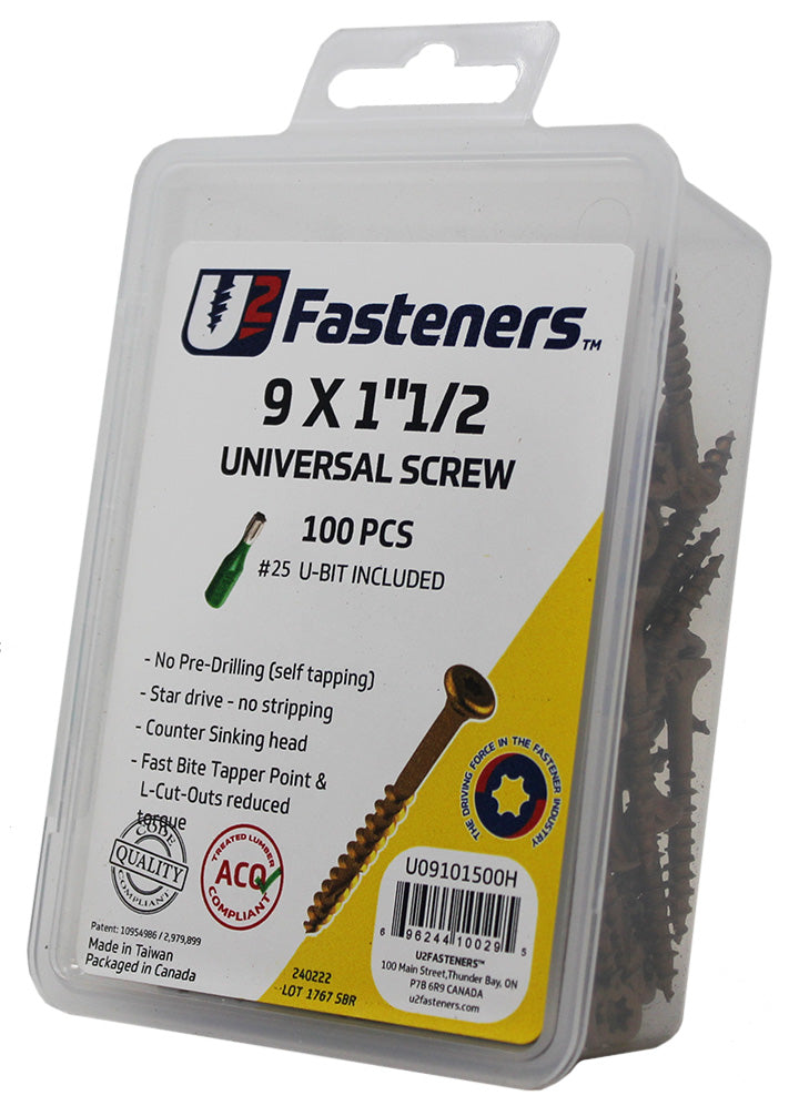 Universal 9 x 1-1/2"