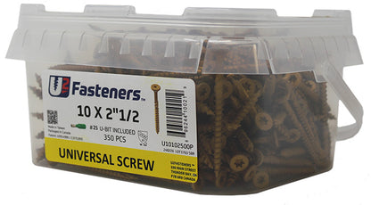 Black Universal 10 x 2-1/2"