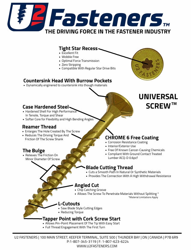 Universal 9 x 1-1/2"
