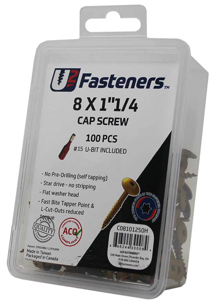 Cap Screw 8 x 1-1/4"