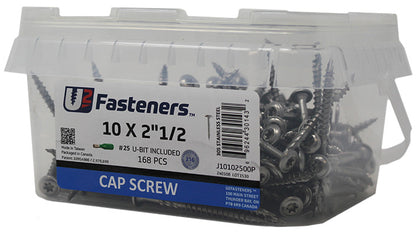 Cap Screw 305 Stainless 10 x 2-1/2"