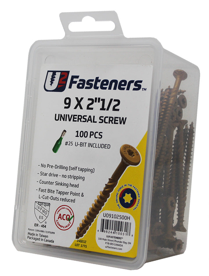 Universal 9 x 2-1/2"