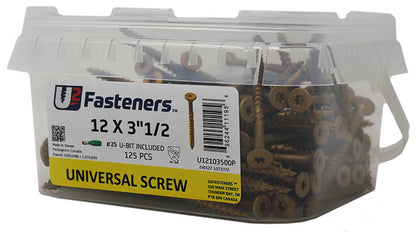 Universal 12 x 3-1/2"